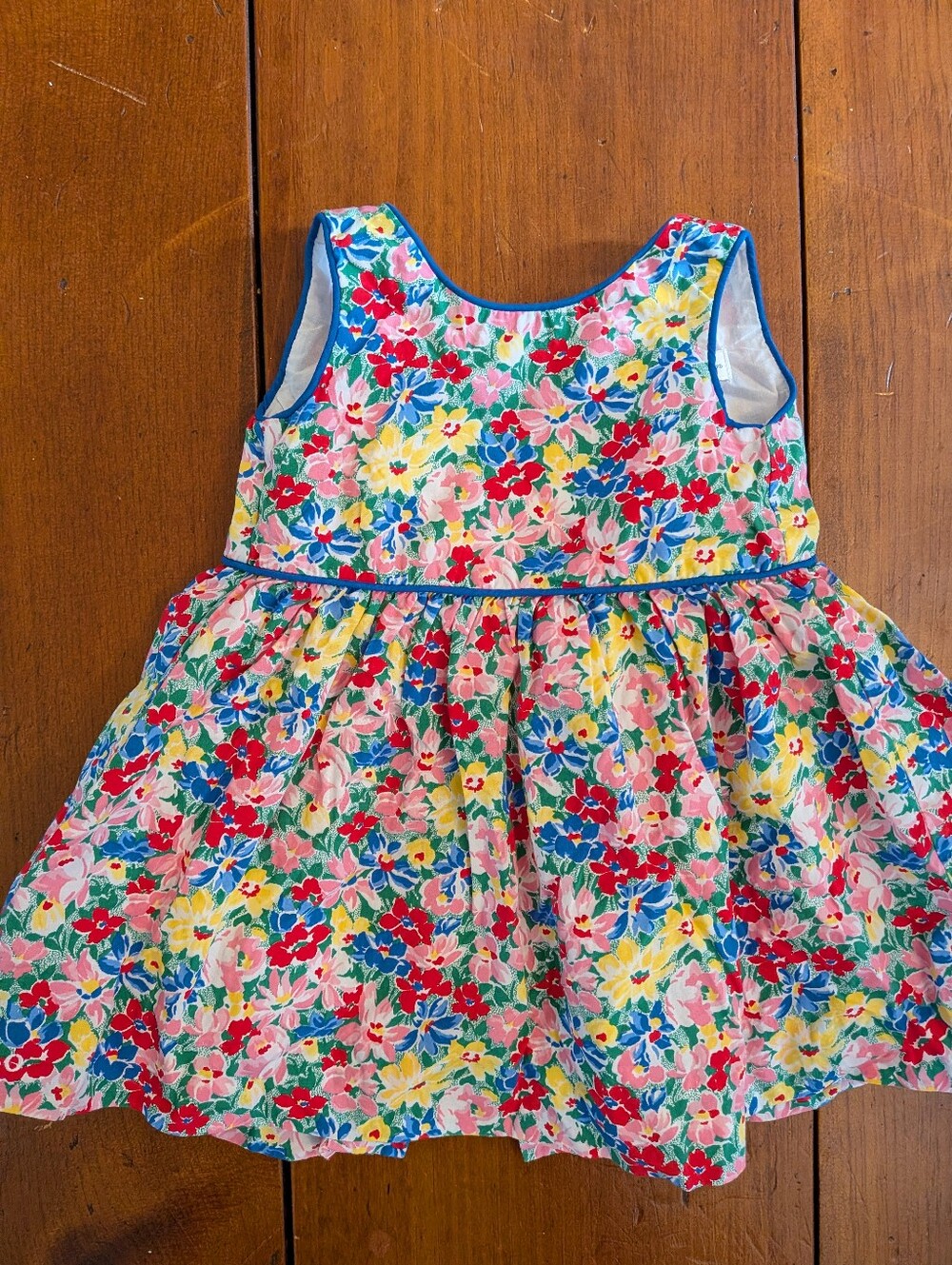 Ralph Lauren vintage Dress Baby girl floral bright 6M